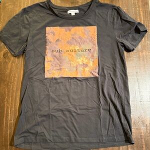 Black Sub Culture Camo T-shirt by And Now This XL